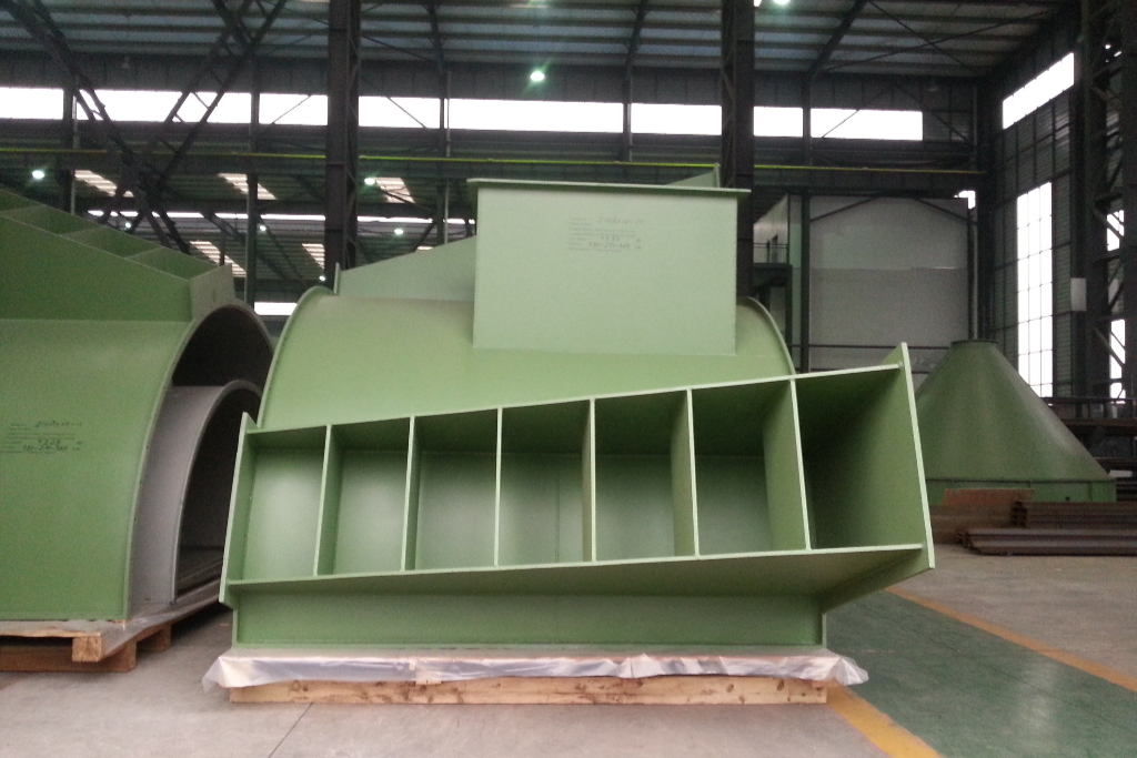 steel structure of high efficient air separator