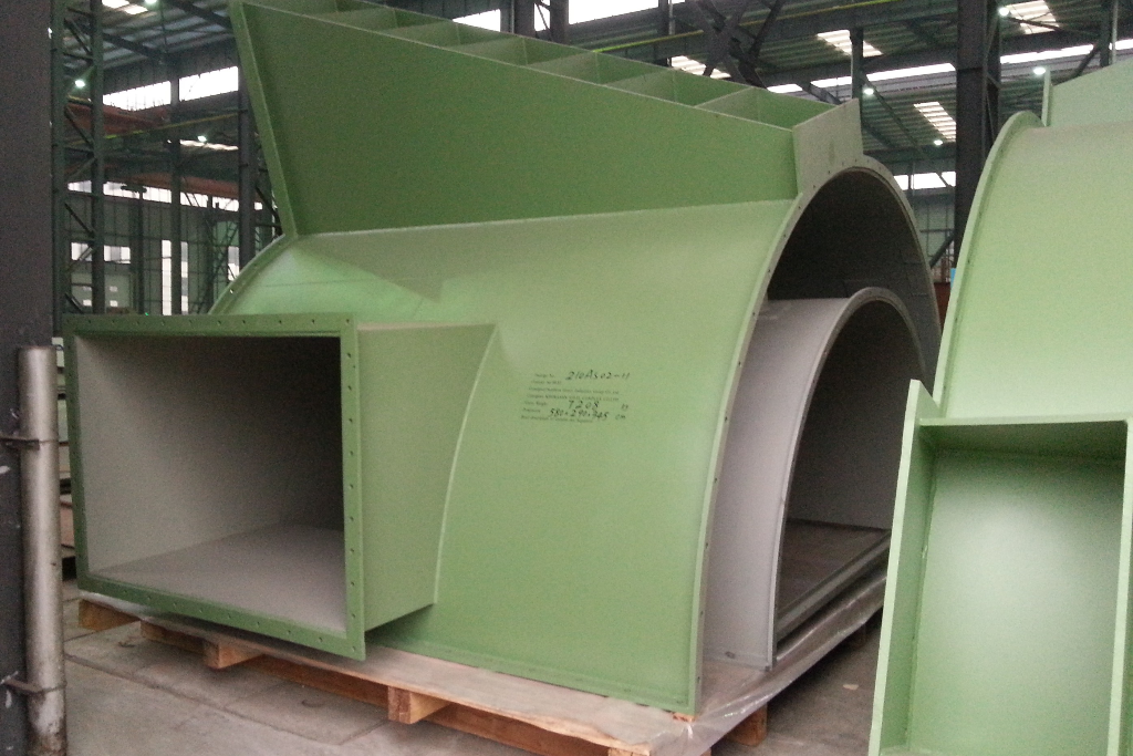 steel structure shell of SDF6000 air separator