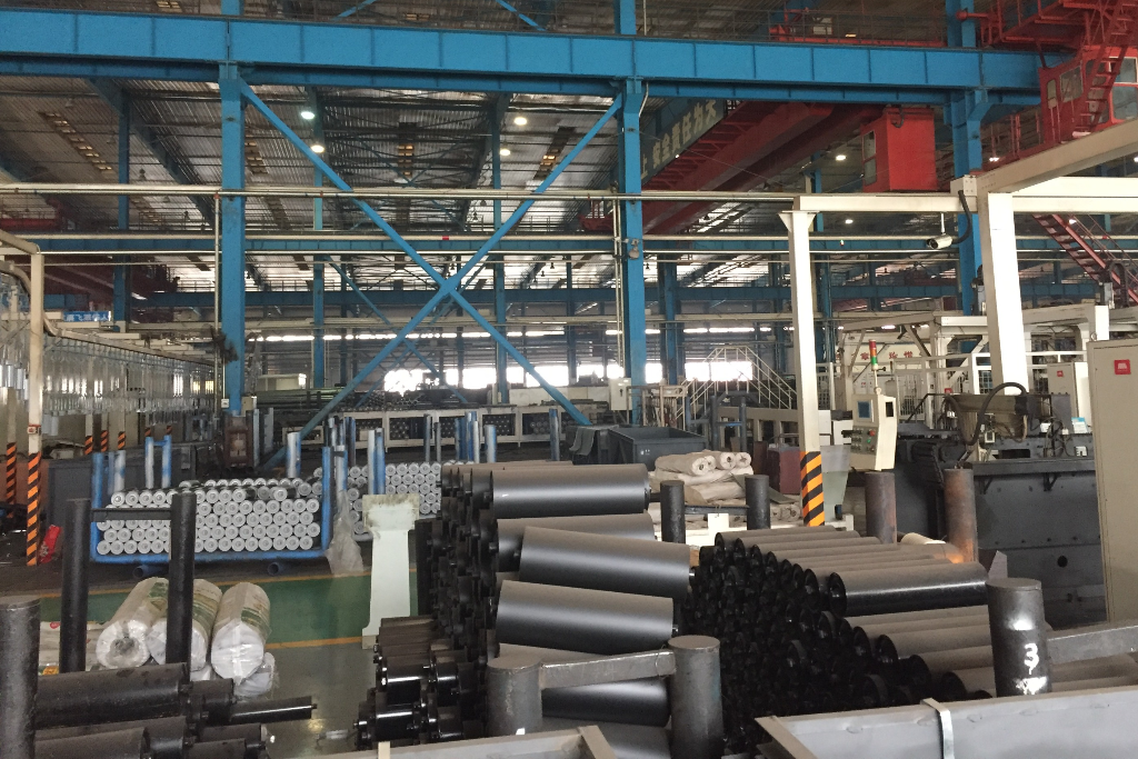 belt conveyor idler production line